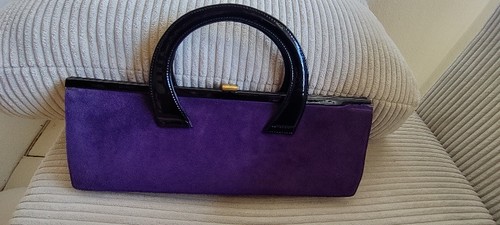 Handtasche 70er wildleder - handtasche, 70er,