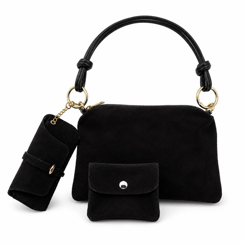 Damen wildleder schultertasche - damen,