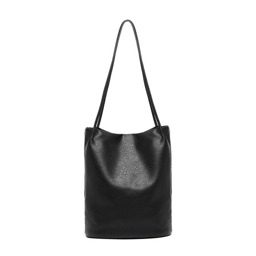 Damen große eimer tasche - große,