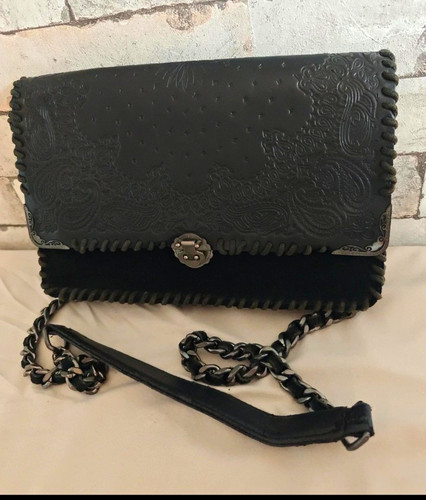 Zara echtleder handtasche - handtasche, |