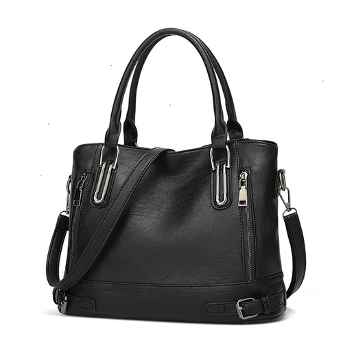 Damen leder handtasche shopper - leder,
