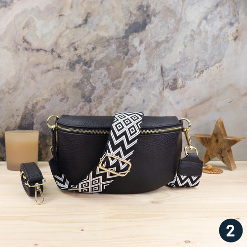 Bauchtasche damen echtleder - bauchtasche,